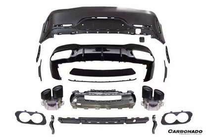 Carbonado 2019-2024 Mercedes Benz AMG GT53 GT50 GT43 4Door Coupe X290 GT63 Style Rear Bumper