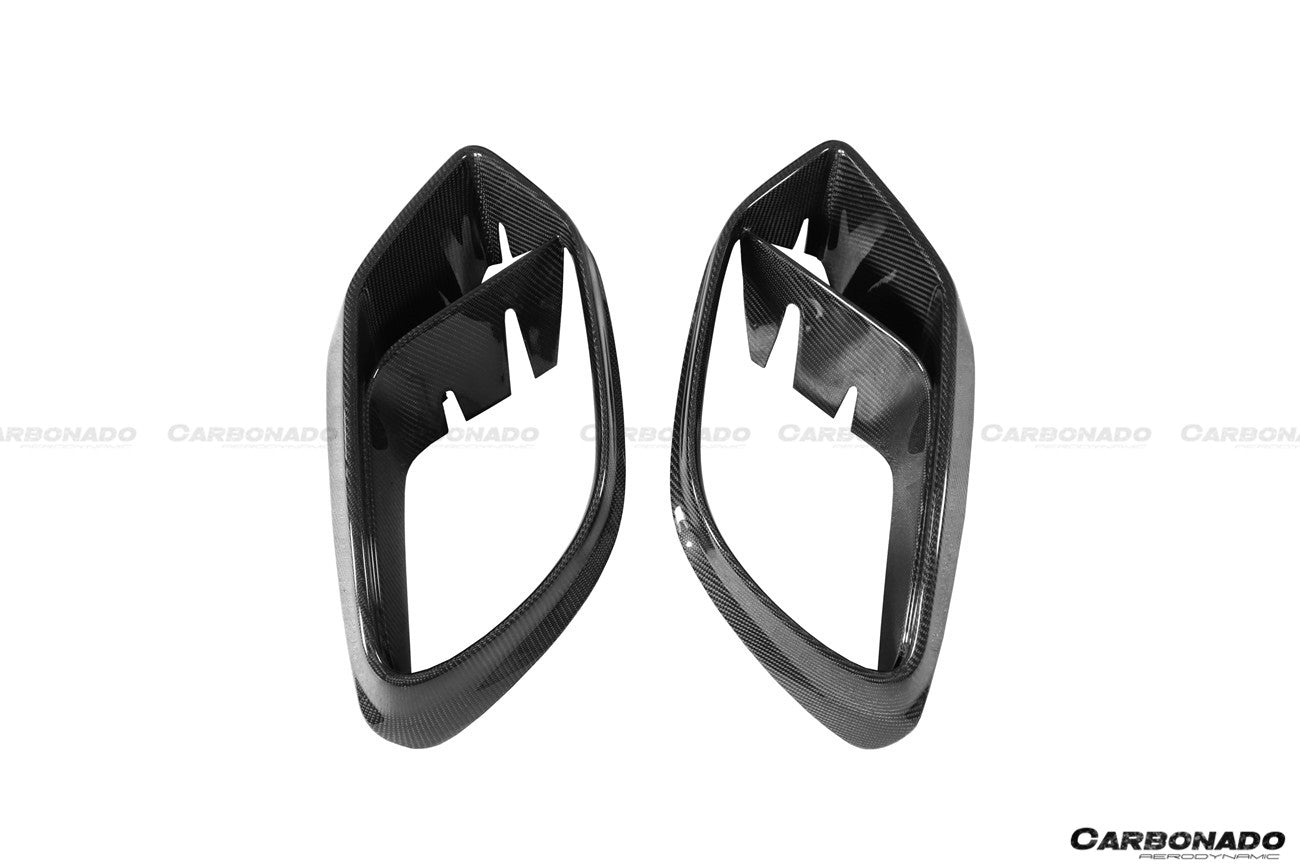 DarwinPRO 2019-2024 Mercedes Benz AMG GT63 S 4Door Coupe X290 BRS Style Carbon Fiber Front Bumper Vents
