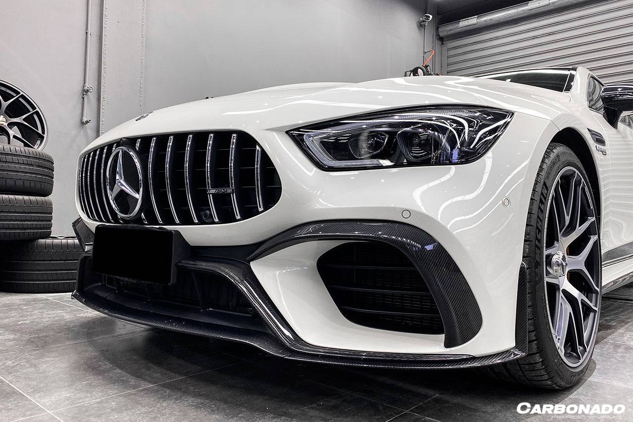 Carbonado 2019-2023 Mercedes Benz AMG GT63  S 4Door Coupe X290 OEM Style Carbon Fiber Front Canards