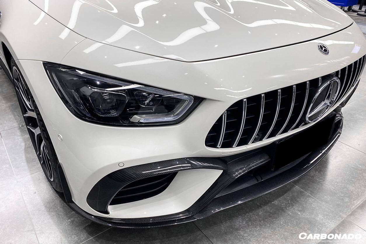 Carbonado 2019-2023 Mercedes Benz AMG GT63  S 4Door Coupe X290 OEM Style Carbon Fiber Front Canards