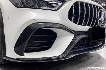 Carbonado 2019-2023 Mercedes Benz AMG GT63  S 4Door Coupe X290 OEM Style Carbon Fiber Front Canards