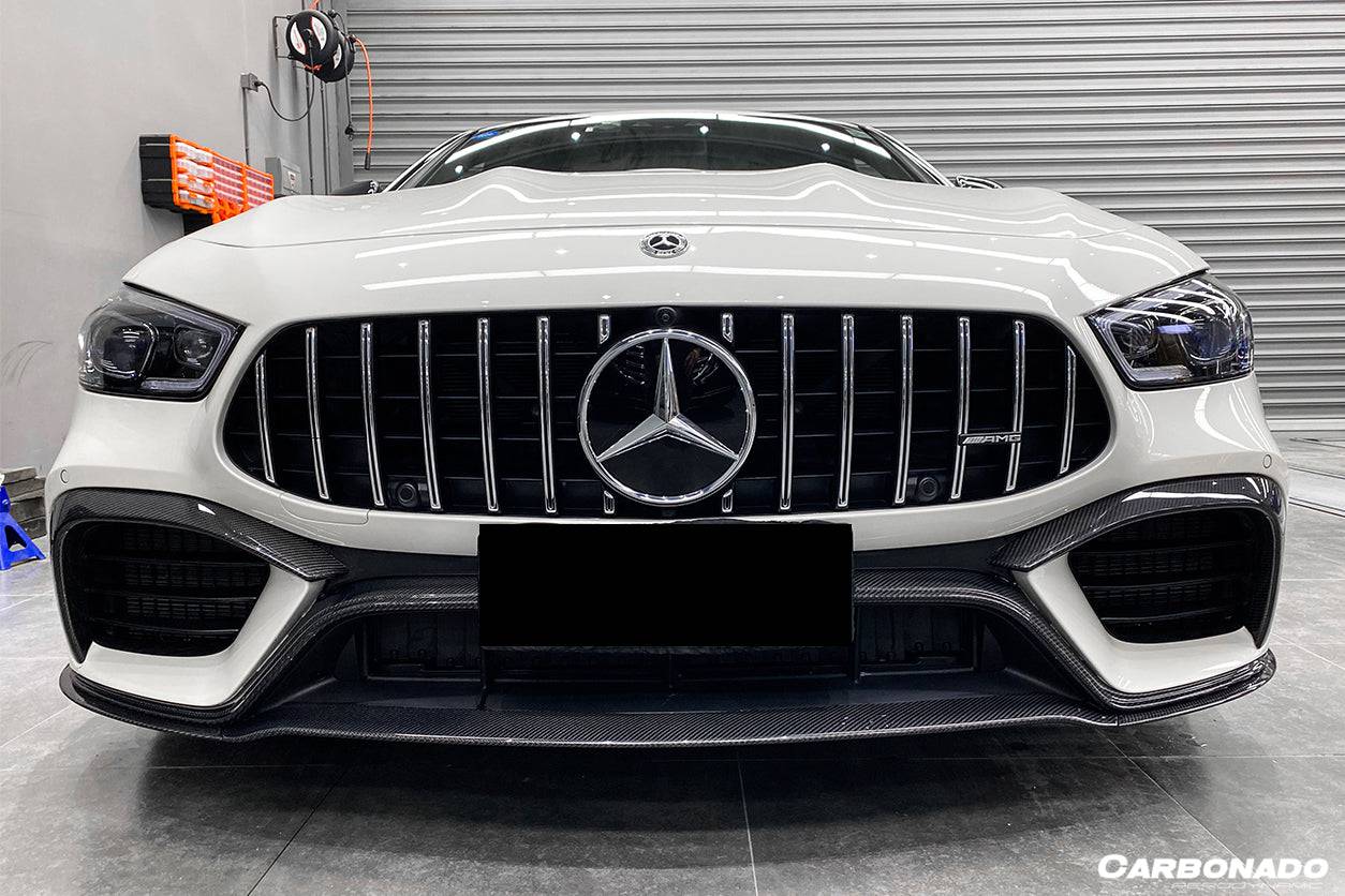 Carbonado 2019-2023 Mercedes Benz AMG GT63  S 4Door Coupe X290 OEM Style Carbon Fiber Front Canards