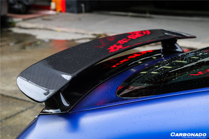 Alerón de maletero de fibra de carbono estilo original para Mercedes Benz AMG GT Coupé de 4 puertas X290 Carbonado 2019-2024 | Compatible con GT63, ​​GT63S y GT53
