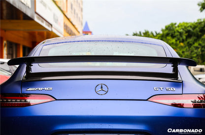 Alerón de maletero de fibra de carbono estilo original para Mercedes Benz AMG GT Coupé de 4 puertas X290 Carbonado 2019-2024 | Compatible con GT63, ​​GT63S y GT53