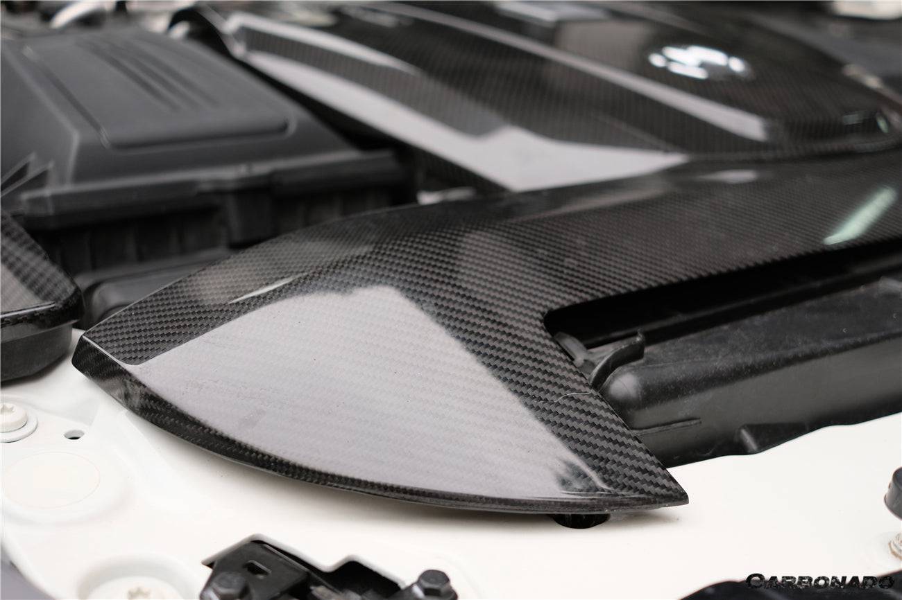 Reemplazo de cubierta de motor de fibra de carbono para Mercedes Benz AMG GT GTS Carbonado 2015-2020