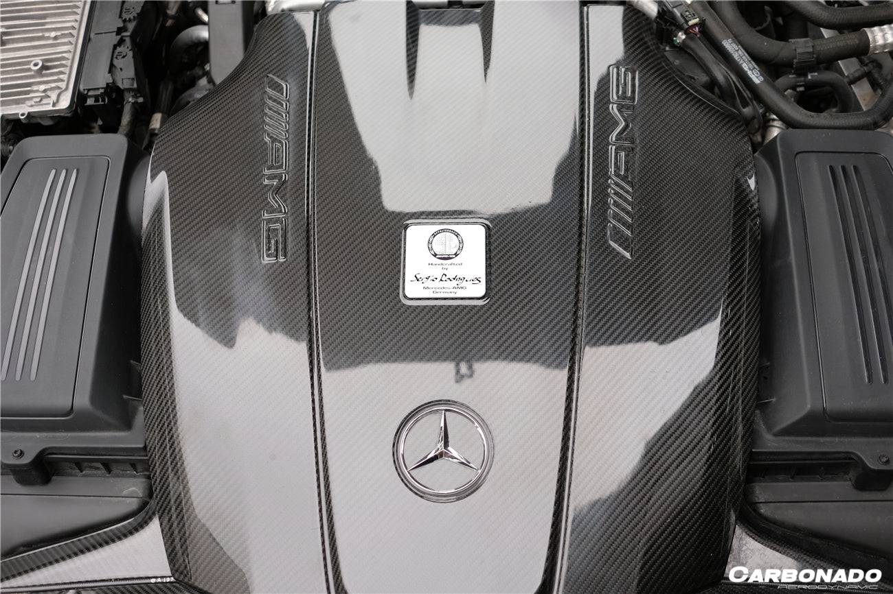 Reemplazo de cubierta de motor de fibra de carbono para Mercedes Benz AMG GT GTS Carbonado 2015-2020