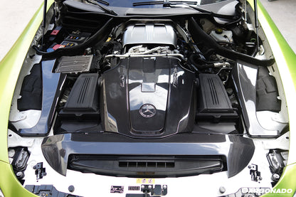 Reemplazo de cubierta de motor de fibra de carbono para Mercedes Benz AMG GT GTS Carbonado 2015-2020