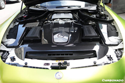 Reemplazo de cubierta de motor de fibra de carbono para Mercedes Benz AMG GT GTS Carbonado 2015-2020