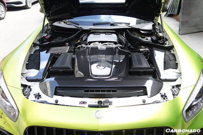 Reemplazo de cubierta de motor de fibra de carbono para Mercedes Benz AMG GT GTS Carbonado 2015-2020