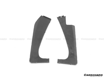 Reemplazo de cubierta de radiador de fibra de carbono para Mercedes Benz AMG GT GTS Carbonado 2015-2020