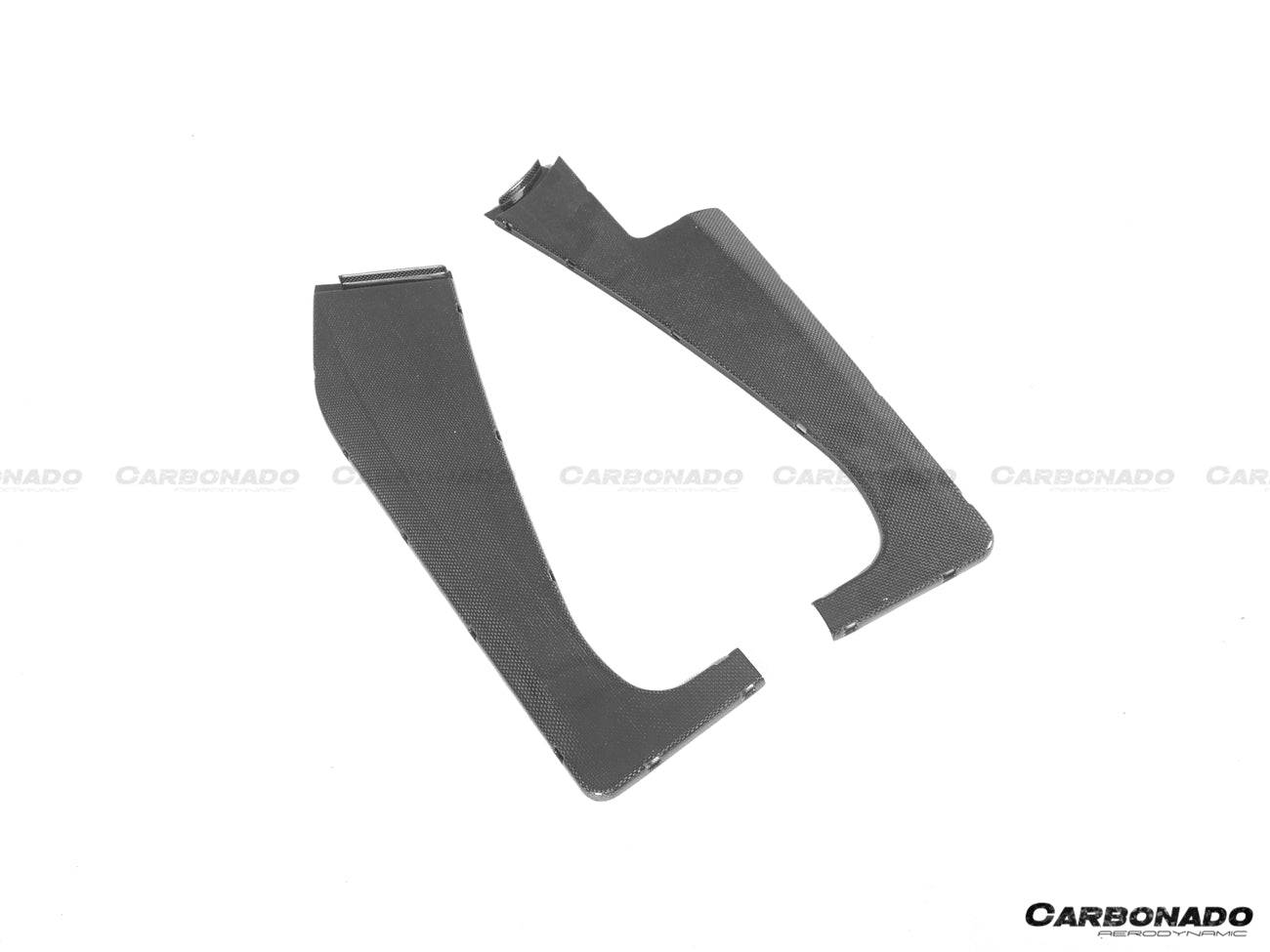 Reemplazo de cubierta de radiador de fibra de carbono para Mercedes Benz AMG GT GTS Carbonado 2015-2020
