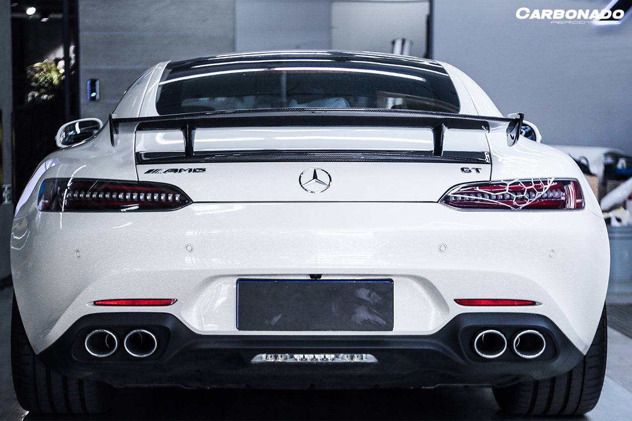 Alerón de maletero de fibra de carbono estilo Mercedes Benz AMG GT GTS GTC RZS Carbonado 2015-2020