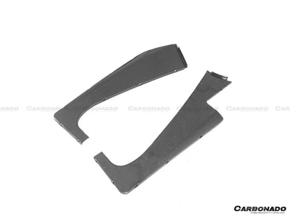 Reemplazo de cubierta de radiador de fibra de carbono para Mercedes Benz AMG GT GTS Carbonado 2015-2020