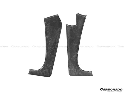 Reemplazo de cubierta de radiador de fibra de carbono para Mercedes Benz AMG GT GTS Carbonado 2015-2020