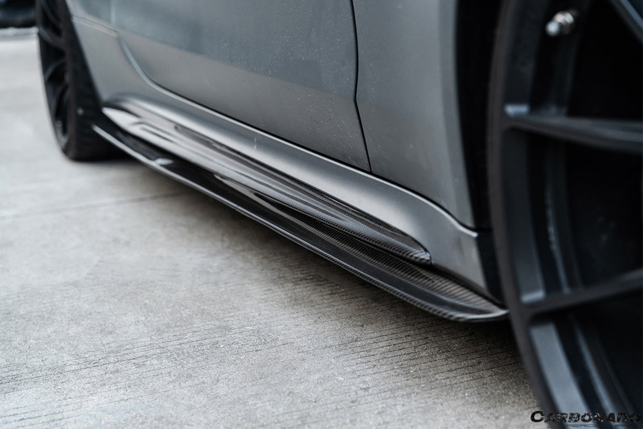 Faldones laterales estilo PS para Mercedes Benz Clase C W205 Coupé Carbonado 2015-2021