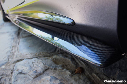Faldones laterales estilo PS para Mercedes Benz Clase C W205 Coupé Carbonado 2015-2021