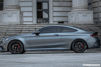 Faldones laterales estilo PS para Mercedes Benz Clase C W205 Coupé Carbonado 2015-2021