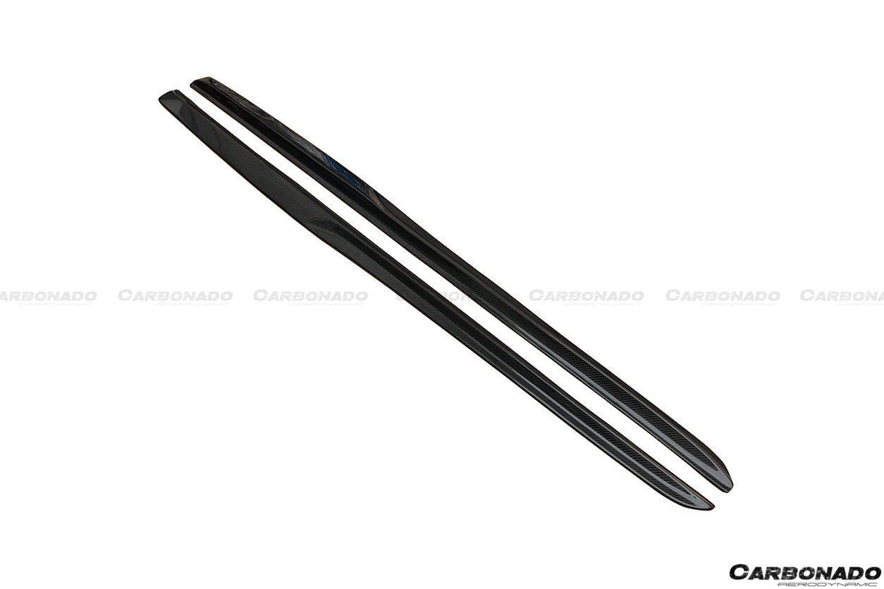 Faldones laterales estilo PS para Mercedes Benz Clase C W205 Coupé Carbonado 2015-2021