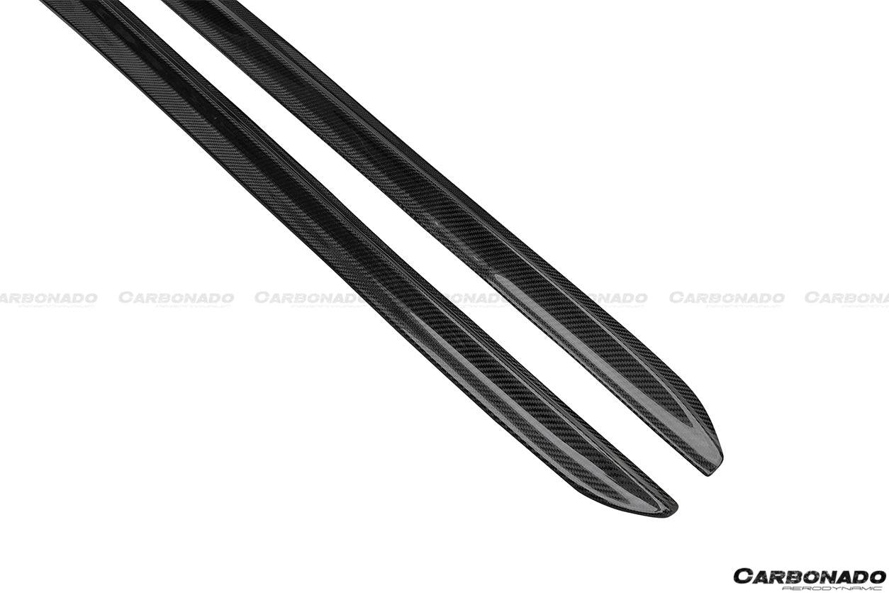 Faldones laterales estilo PS para Mercedes Benz Clase C W205 Coupé Carbonado 2015-2021