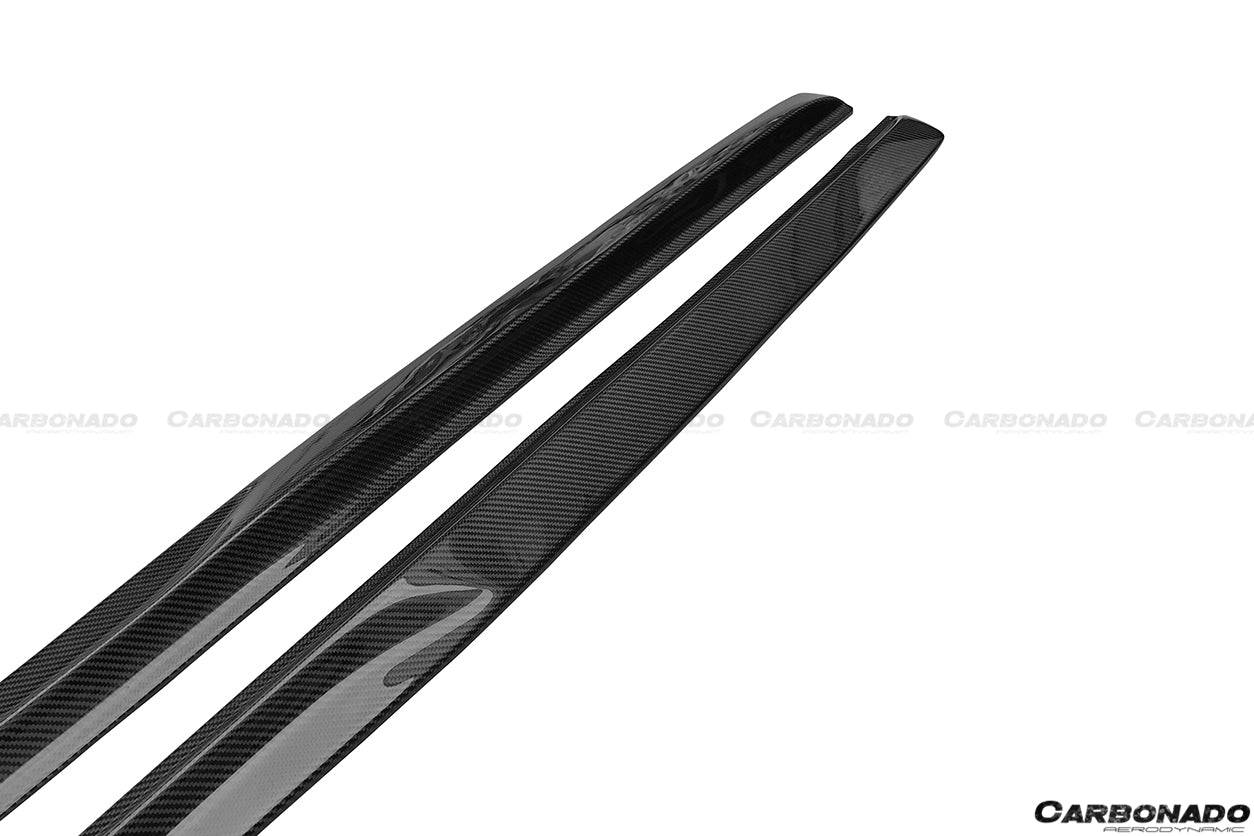 Faldones laterales estilo PS para Mercedes Benz Clase C W205 Coupé Carbonado 2015-2021