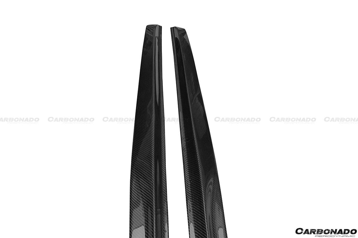 Faldones laterales estilo PS para Mercedes Benz Clase C W205 Coupé Carbonado 2015-2021