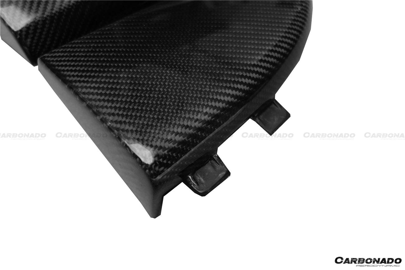 Carbonado 2014-2021 Mercedes Benz C217 S63  S65 AMG Coupe OE Style Carbon Fiber Rrar Bumper Caps