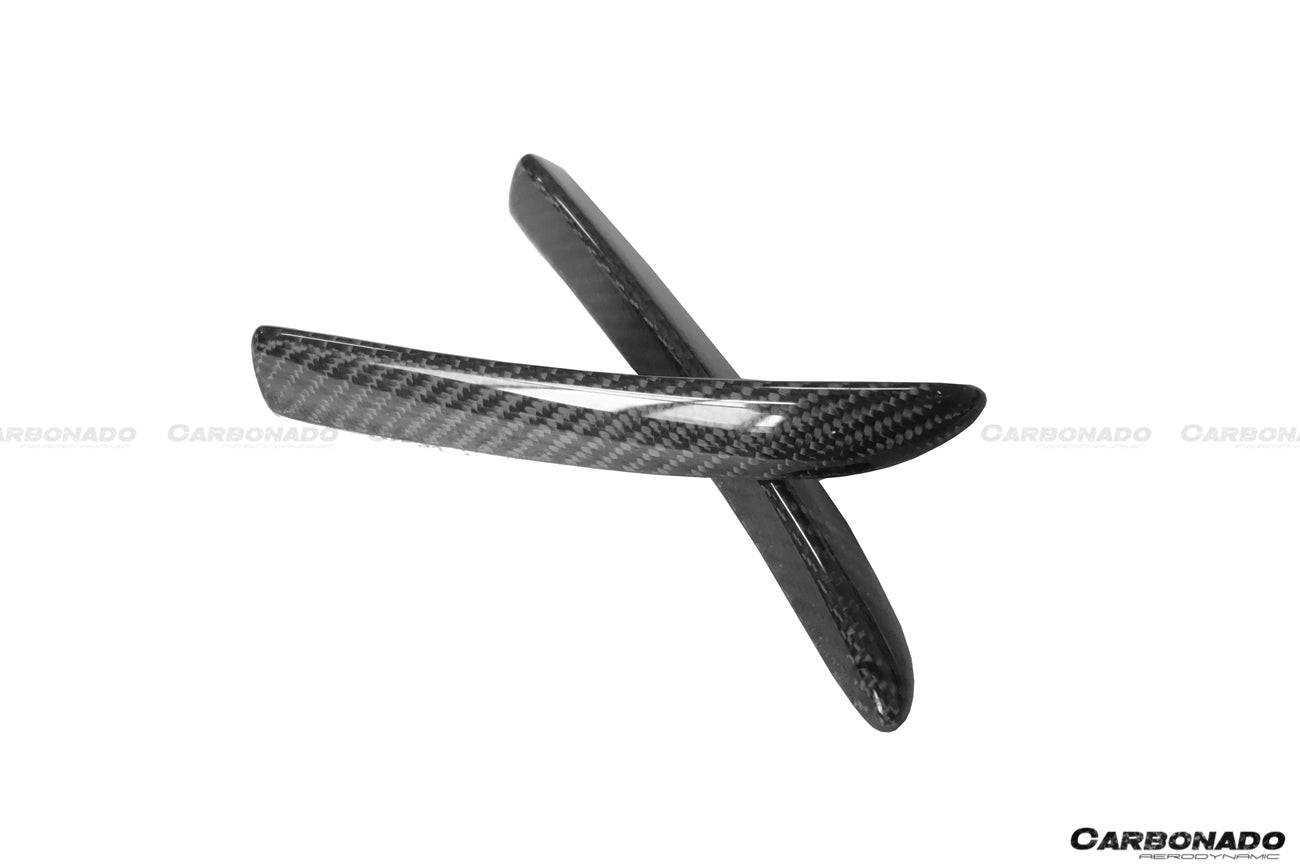 Carbonado 2015-2021 Mercedes Benz W205 C63  S AMG Sedan BKSS Style Carbon Fiber Front Lip