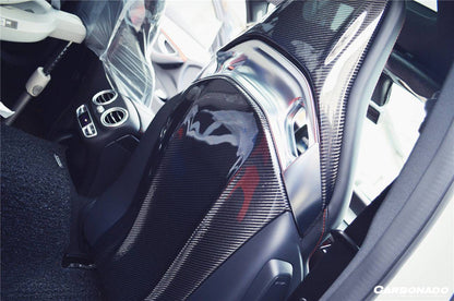 Carbonado 2015-2021 Mercedes Benz C63 & CLA45 & A45 AMG Sedan Carbon Fiber Seat-back Cover