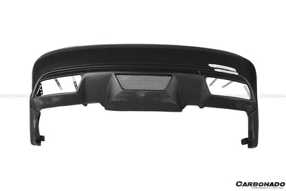 Parachoques trasero estilo P con puntas de escape para Mercedes Benz Clase C W204 Carbonado 2008-2014