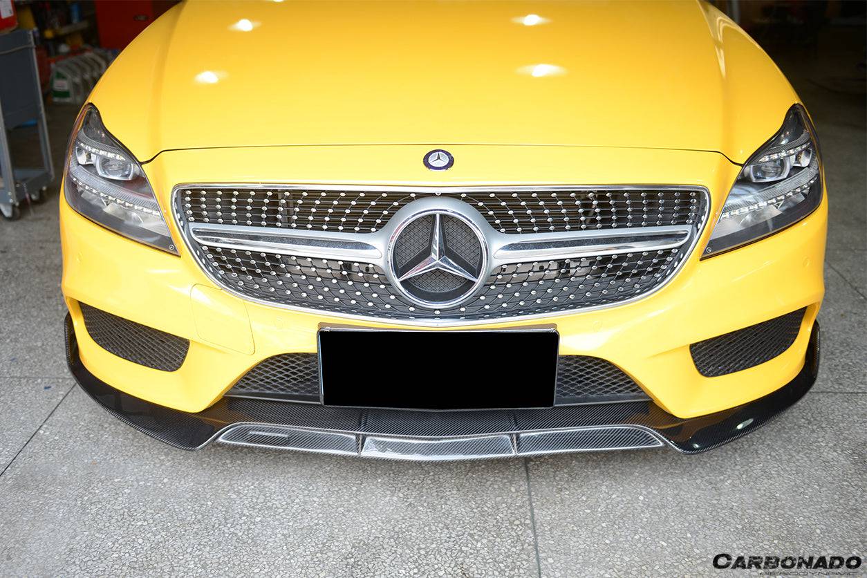 Carbonado 2015-2018 Mercedes Benz CLS Class W218 Sport BRS Style Front Lip (Not Fit AMG)