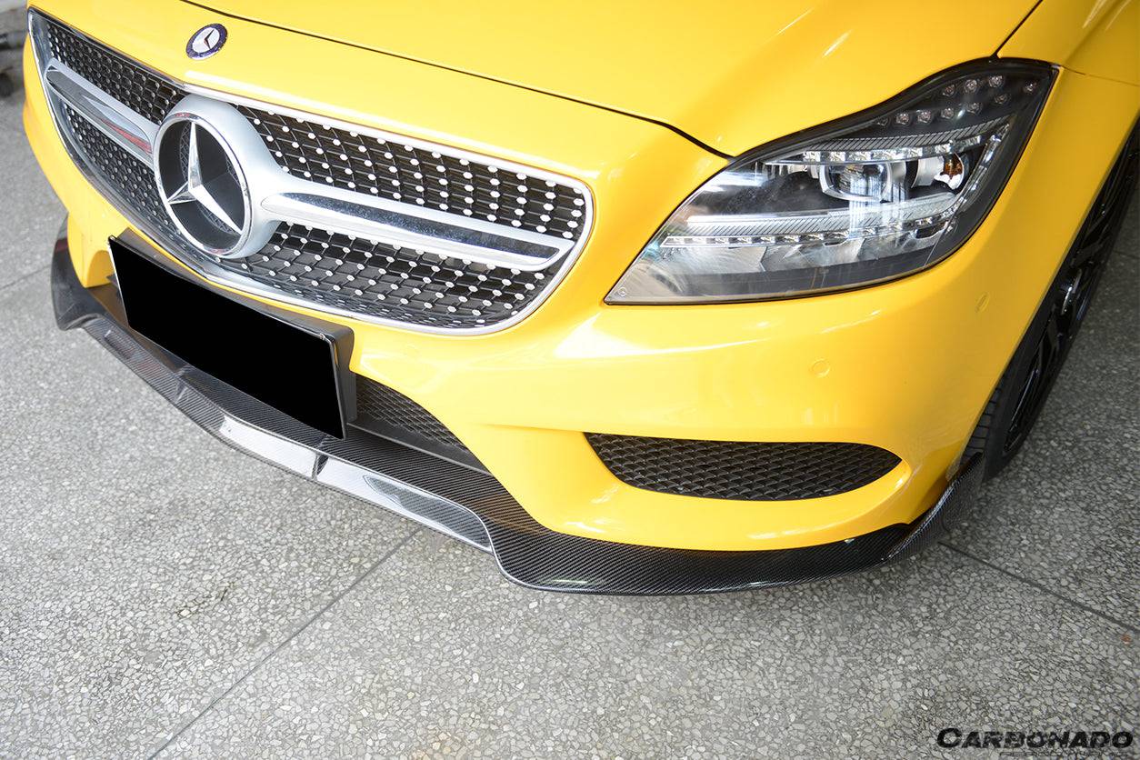 Carbonado 2015-2018 Mercedes Benz CLS Class W218 Sport BRS Style Front Lip (Not Fit AMG)