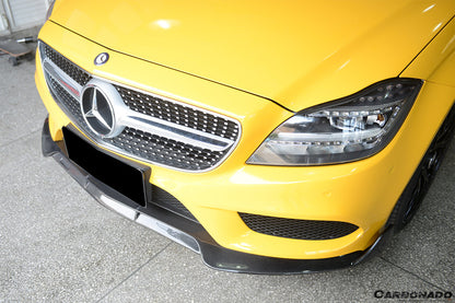 Carbonado 2015-2018 Mercedes Benz CLS Class W218 Sport BRS Style Front Lip (Not Fit AMG)