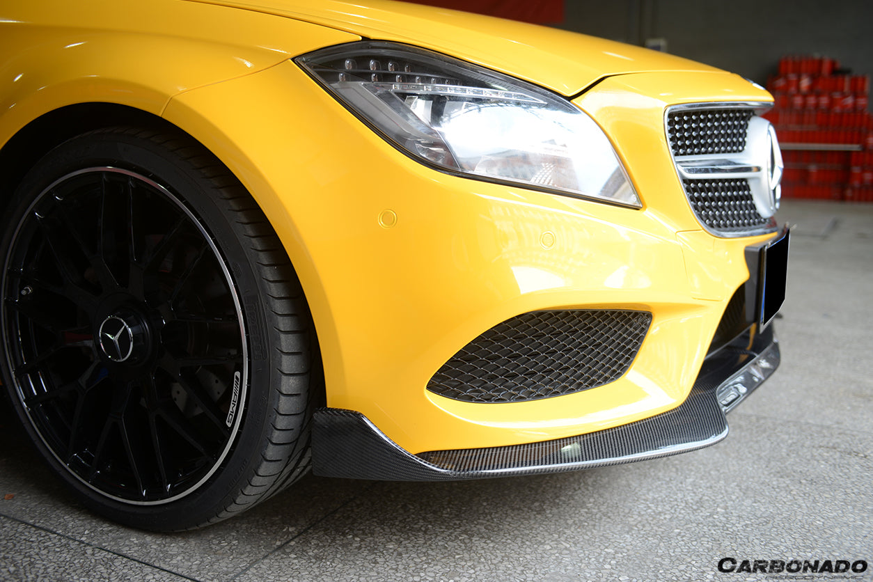 Carbonado 2015-2018 Mercedes Benz CLS Class W218 Sport BRS Style Front Lip (Not Fit AMG)