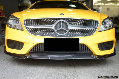 Carbonado 2015-2018 Mercedes Benz CLS Class W218 Sport BRS Style Front Lip (Not Fit AMG)