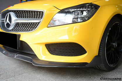 Carbonado 2015-2018 Mercedes Benz CLS Class W218 Sport BRS Style Front Lip (Not Fit AMG)
