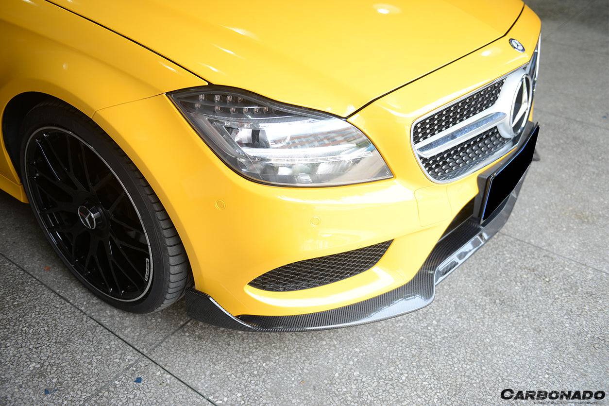 Carbonado 2015-2018 Mercedes Benz CLS Class W218 Sport BRS Style Front Lip (Not Fit AMG)