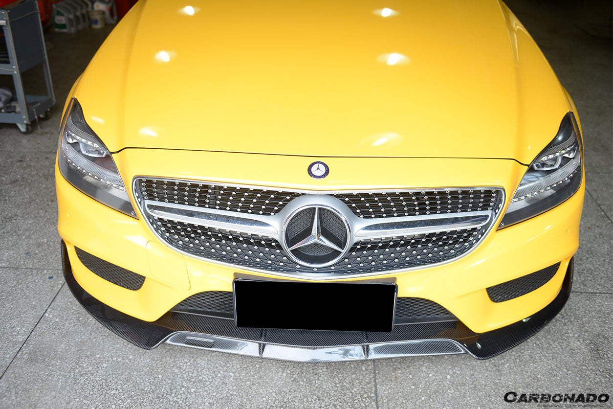 Carbonado 2015-2018 Mercedes Benz CLS Class W218 Sport BRS Style Front Lip (Not Fit AMG)
