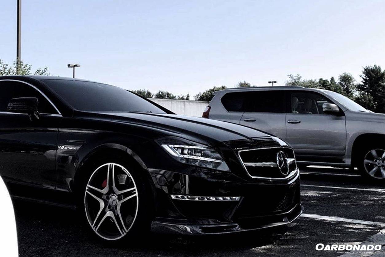 Carbonado 2011-2015 Mercedes Benz CLS63 AMG W218 VS Style Front Lip