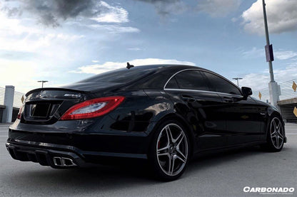 Carbonado 2011-2015 Mercedes Benz CLS350 CLS63 AMG W218 RT Style Rear Diffuser