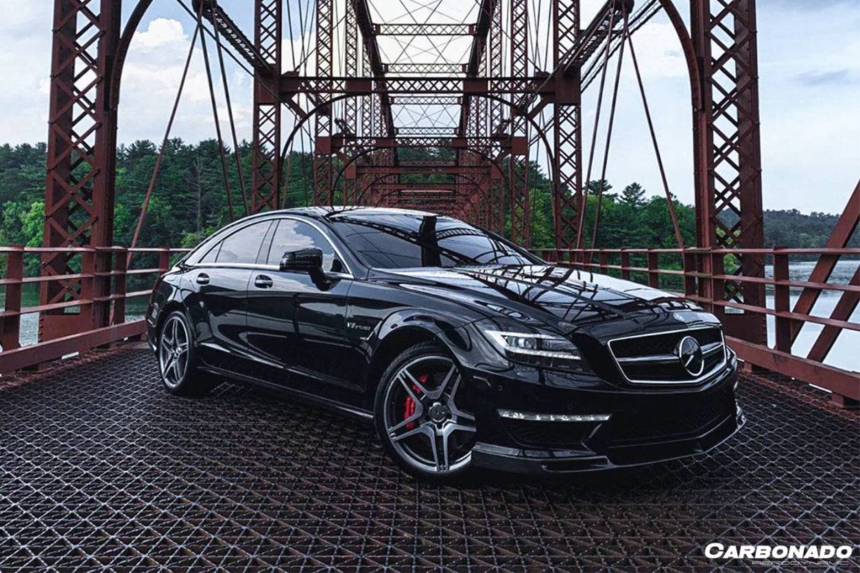Carbonado 2011-2015 Mercedes Benz CLS63 AMG W218 VS Style Front Lip
