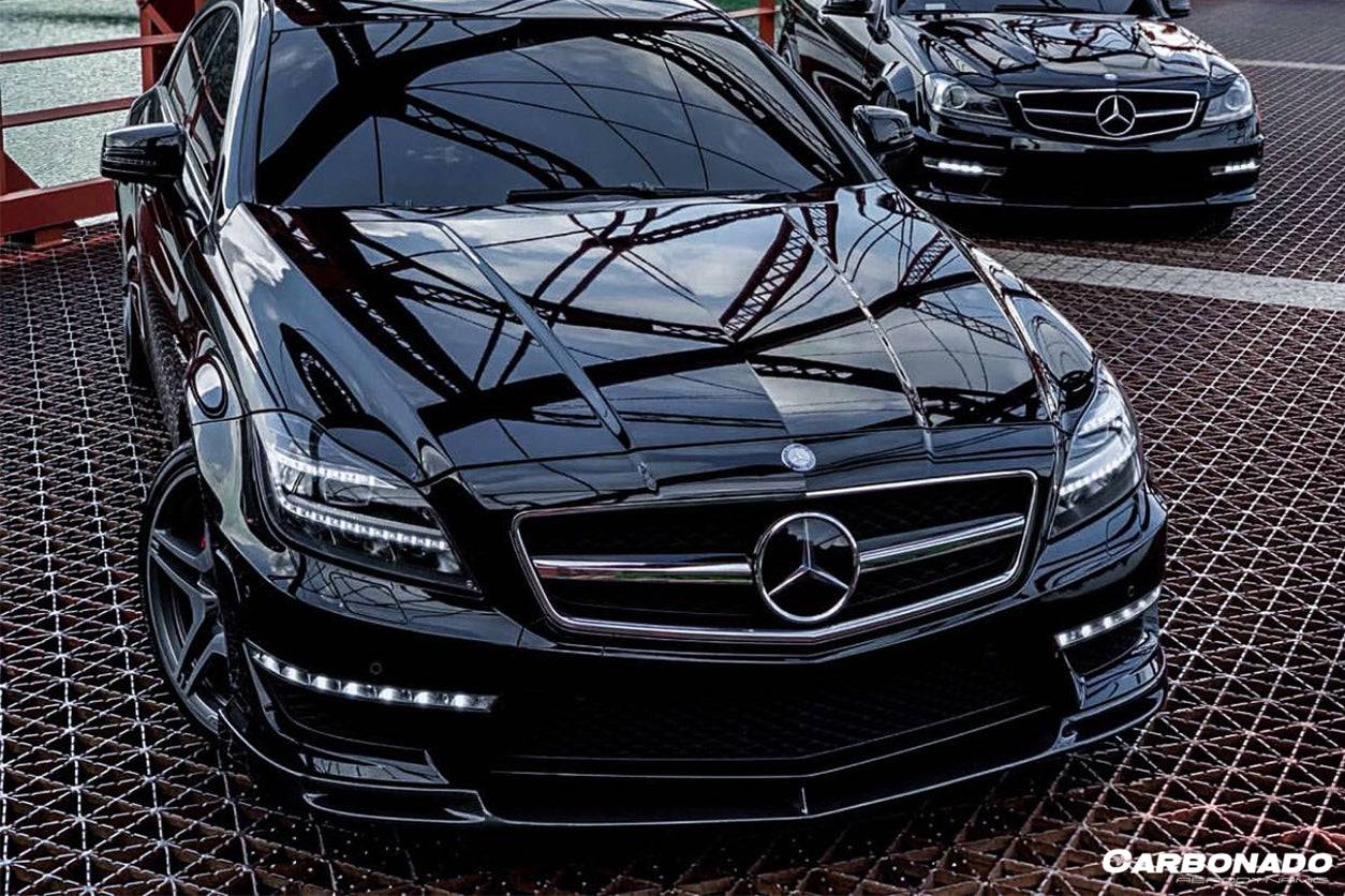 Carbonado 2011-2015 Mercedes Benz CLS63 AMG W218 VS Style Front Lip