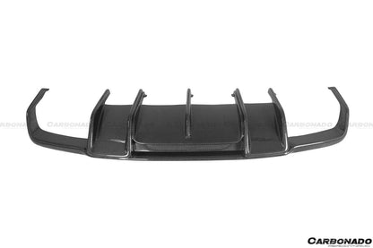 Carbonado 2011-2015 Mercedes Benz CLS350 CLS63 AMG W218 RT Style Rear Diffuser