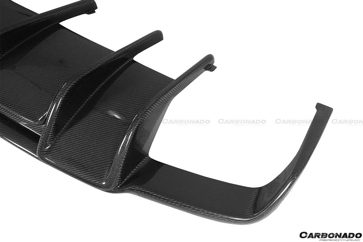 Carbonado 2011-2015 Mercedes Benz CLS350 CLS63 AMG W218 RT Style Rear Diffuser