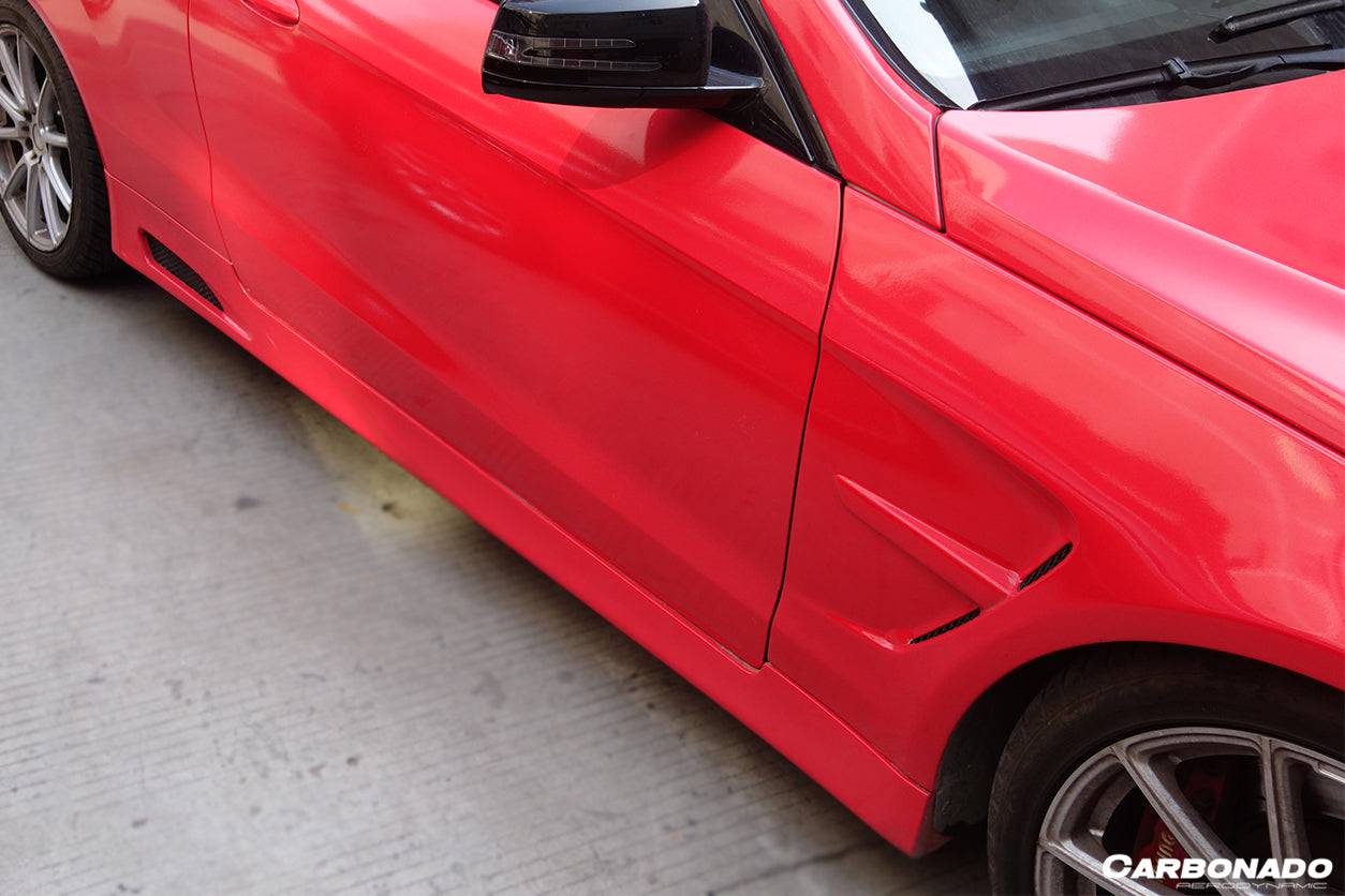 Guardabarros delantero estilo LRS para Mercedes Benz Clase E W207 Coupé Carbonado 2010-2013