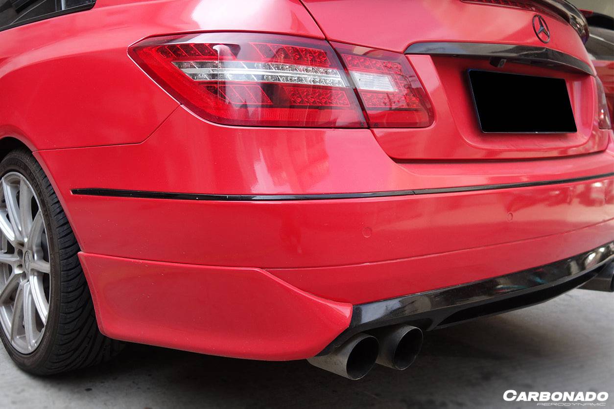 Carbonado 2010-2013 Mercedes Benz E Class W207 Coupe LS Style Rear Lip Caps