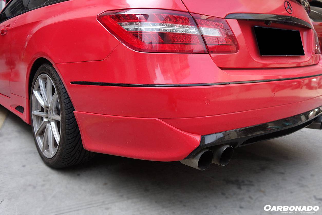 Carbonado 2010-2013 Mercedes Benz E Class W207 Coupe LS Style Rear Lip Caps