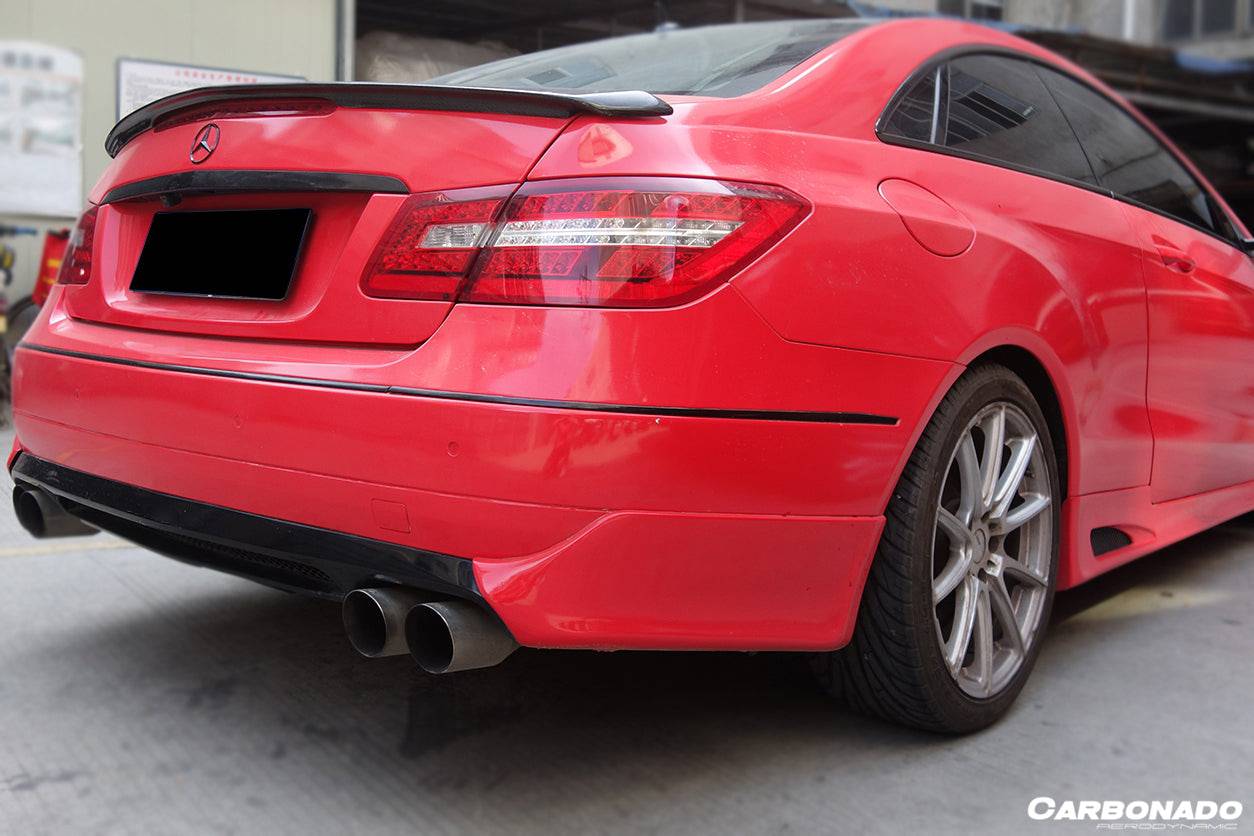 Carbonado 2010-2013 Mercedes Benz E Class W207 Coupe LS Style Rear Lip Caps