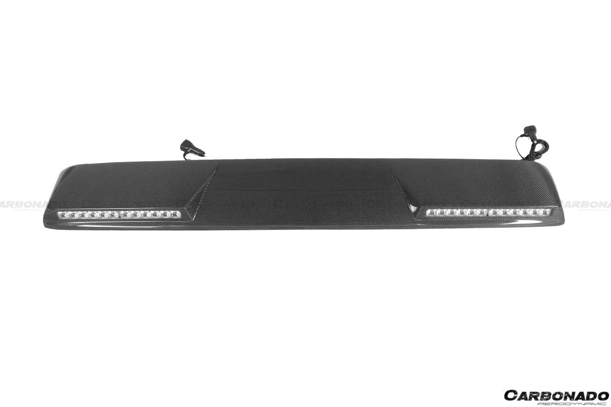 Carbonado 2019-2025 Mercedes Benz G-Class W464 | W465 G-Wagon BR Style Front Roof Spoiler | Fit G500,G550,G63 AMG