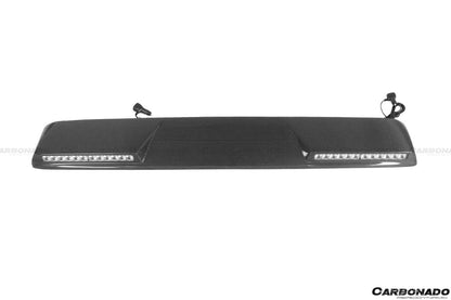 Carbonado 2019-2025 Mercedes Benz G-Class W464 | W465 G-Wagon BR Style Front Roof Spoiler | Fit G500,G550,G63 AMG