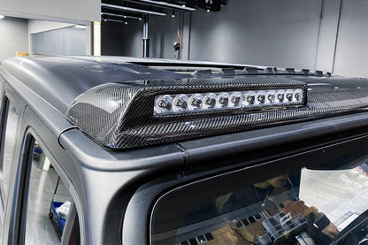 Carbonado 2019-2025 Mercedes Benz G-Class W464 | W465 G-Wagon BR Style Front Roof Spoiler | Fit G500,G550,G63 AMG